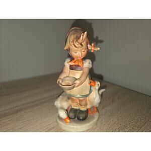 Vintage Hummel Figurine "Be Patient" TMK 3 #197/1 6.5" Goebel Figure Germany